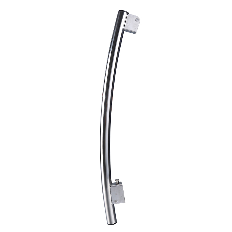 Poignée de porte en verre en acier inoxydable réfrigérateur courbe 1020mm longue poignée de porte double face XY-118