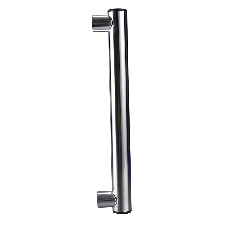 Poignée de porte en verre poli en acier inoxydable réfrigérateur poignée de porte courte simple face 445mm XY-110