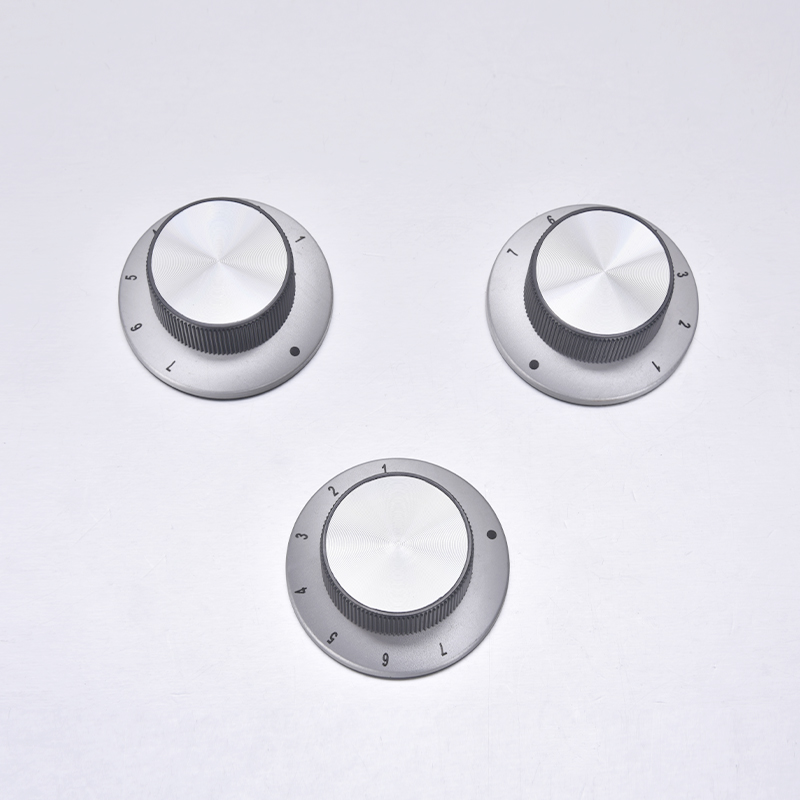 Bouton de brûleur Bouton de four Bouton de cuisinière à gaz acier inoxydable plastique K-A-108